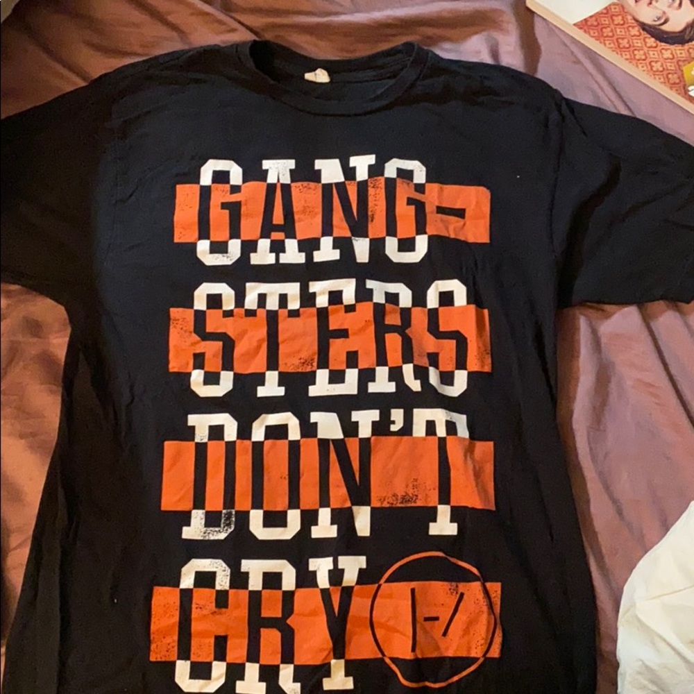 gangsters don’t cry twenty-one pilots t-shirt